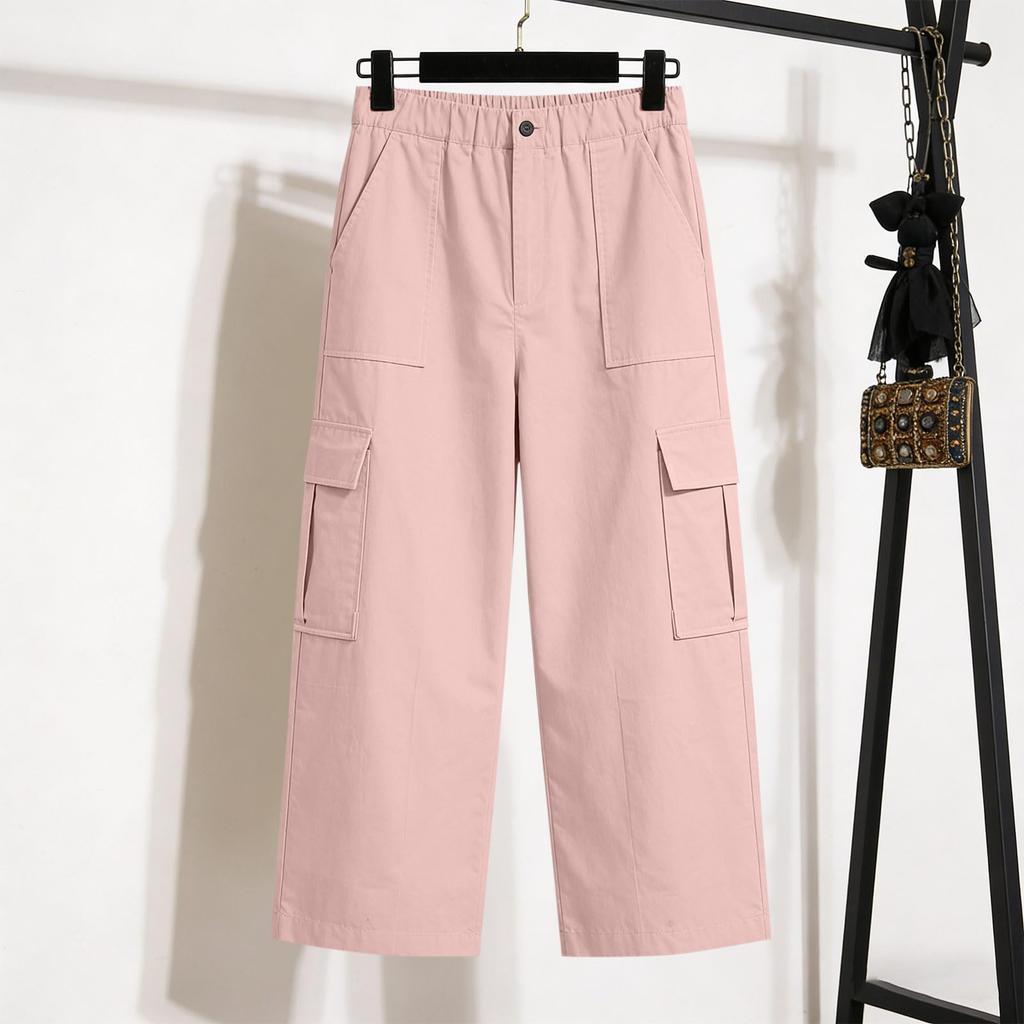 Damen Cargo-Caprihose Mit Taschen Leicht Schnelltrocknend Reise Wandern Sommerhose Für Freizeit