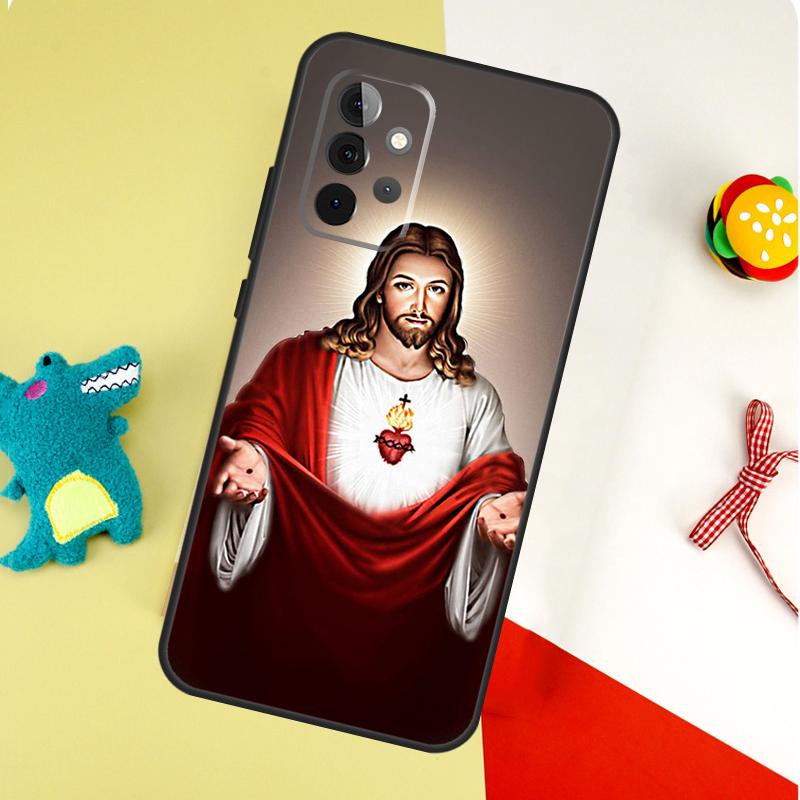 Christian Jesus For Samsung Galaxy A54 A34 A14 A55 A35 A15 A53 A33 A13 A05 A06 A16 A22 A32 A52 Phone Case