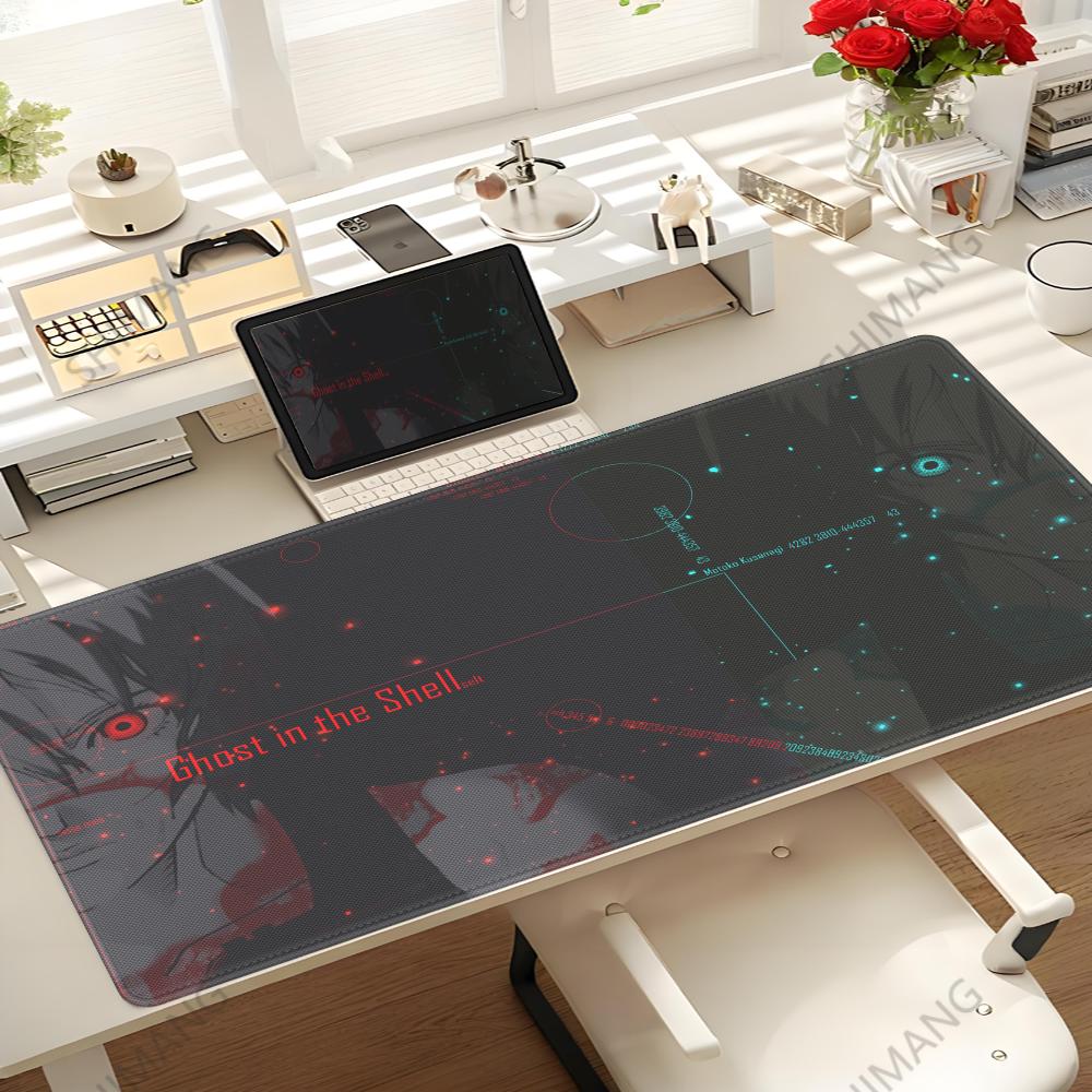 GGhost In the Shell Mouse Pad Nonslip Thickened MousePad Large Writing Lockedge Office Student Gaming Cushion