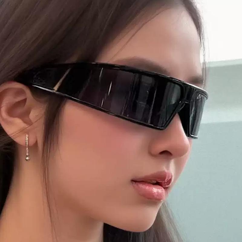 New Headband Sunglasses Fashionable Black High-End Women Outdoor Sunscreen Trendy Sunshade Eyewear Men