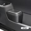 Tsuchiya Yac Car Model Specification Toyota 90 Series Noah Voxy Exclusive Side Box Trash Can for Driver Seat Black 5.2 gallons SY-NV14
