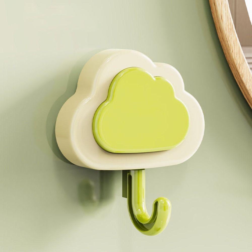 3 Pcs Home Decoration Cute Wall Hook Self Adhesive Key Holder Clothes Towel Hanger  Bathroom