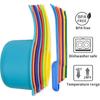 Measuring Cups and Spoons Set 15, 7 Plastic Measuring Cup Set, 7 Spice Long Handle Measuring Spoons with 1 Leveler for Kitchen and Baking, Dry Metric