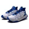 Under Armour Summit UA HOVR Summit FT Cuff Comfortable Durable Breathable Lightweight Mid-Top Casual Shoes Unisex Sneaker White Blue 3022945-105