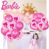 Pretty Pink Barbie Latex Balloons For Girls Birthday Party Decorations