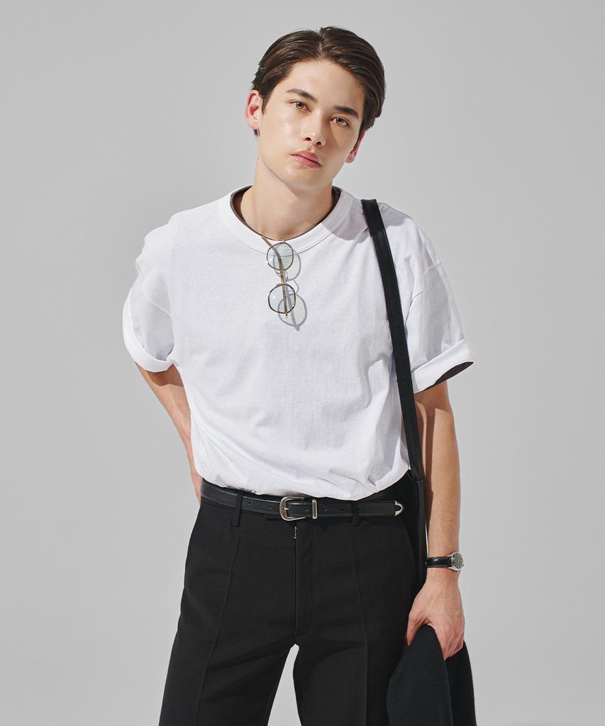 Peulinteuseuta [2Pack] 16-Count Oe High Grade Rib Binding Short Sleeve T-Shirt
