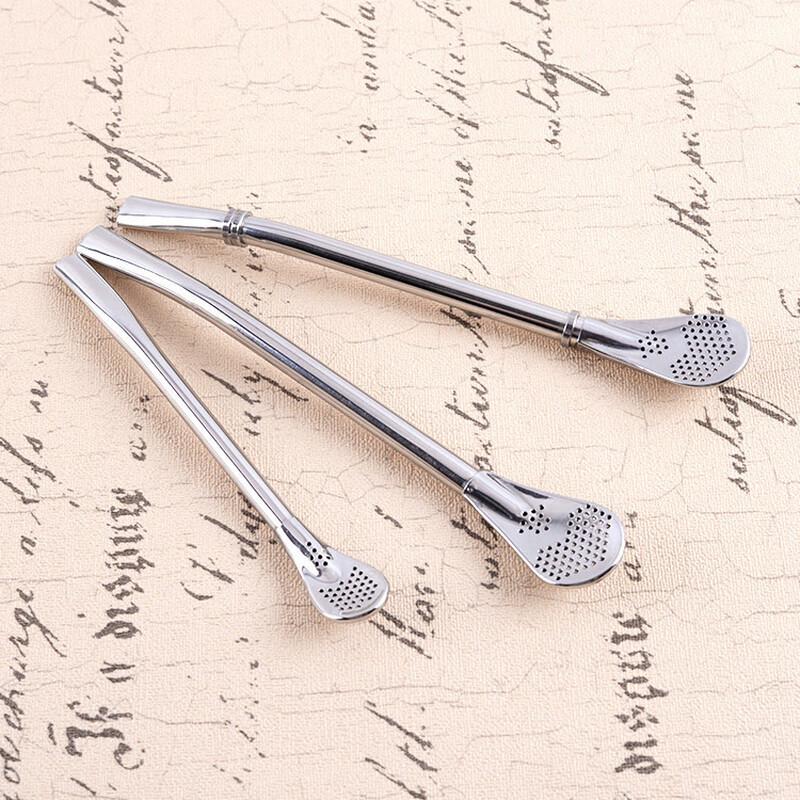 304 Stainless Steel Straw Spoon Set