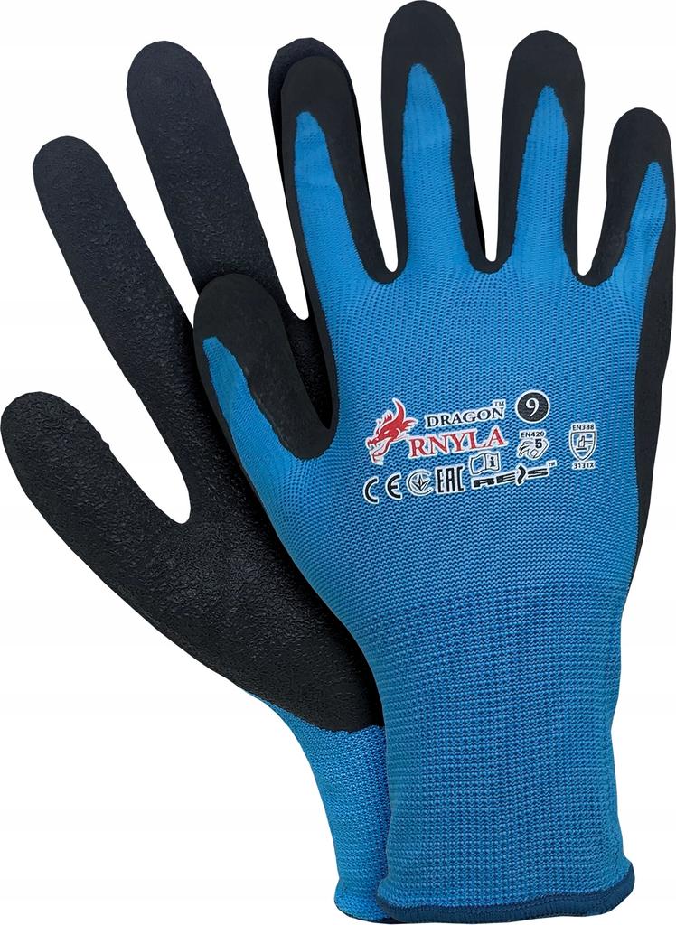 RNYLA NB Latex Work Gloves, Size 8