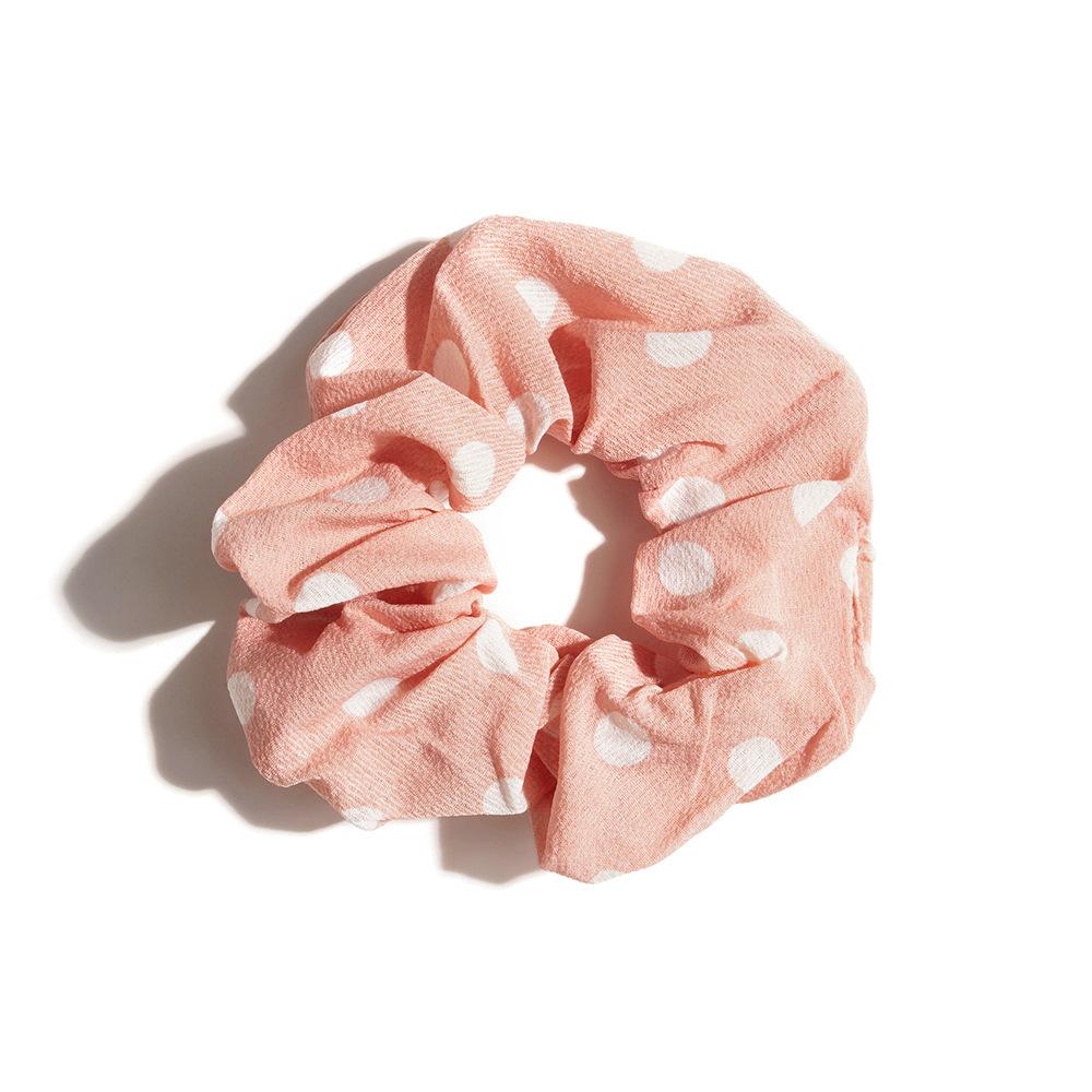 Leopard Print Hair Band Bohemian Large Intestine Band Small Fresh Commuter Rubber Band Flower Print Head Band Head Rope