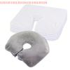Headrest Cushion for Beauty SPA Massage Facial Care Supplies Microfiber U-Shaped Head Pad Towels Thickened Facial Pillow Covers