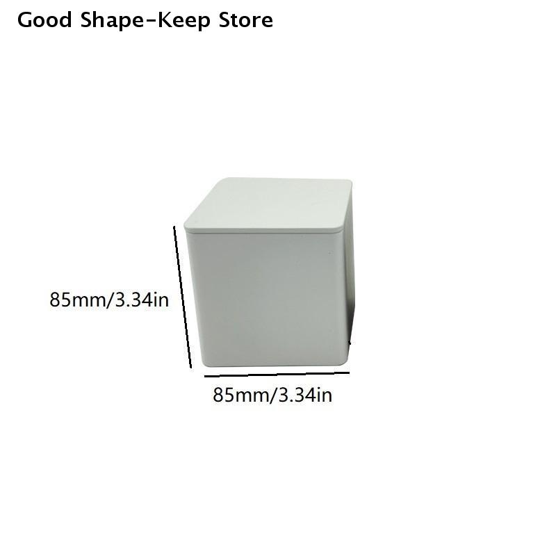 Sealed Tinplate Storage Jar With Bamboo Lid Spices Tank Container Kitchen Food Bottle Coffee Tea Caddy Iron box and square can