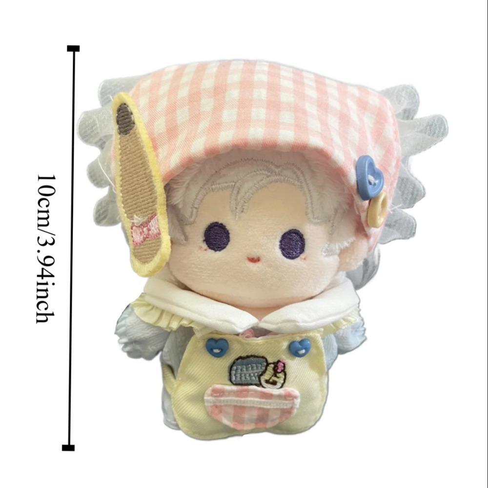 Apron 10cm Cotton Doll Clothes Headscarf Doll Dress Up Set Doll Clothes Outfit  10cm Cotton Doll