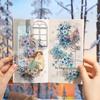 Winter Flower Sea Die-cut Tape DIY Journaling Stickers