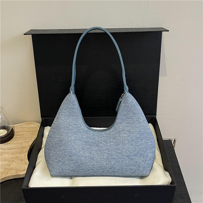 Retro casual commuting large capacity underarm bag women's new shoulder crescent bag fashion handbag
