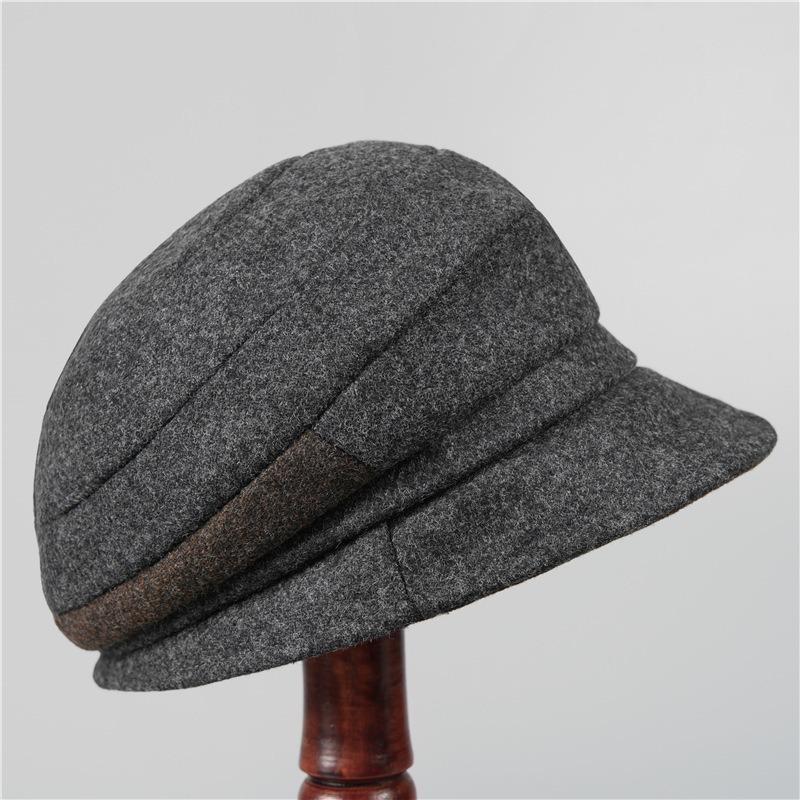 Versatile cap women's autumn pile hat winter elegant temperament fisherman hat