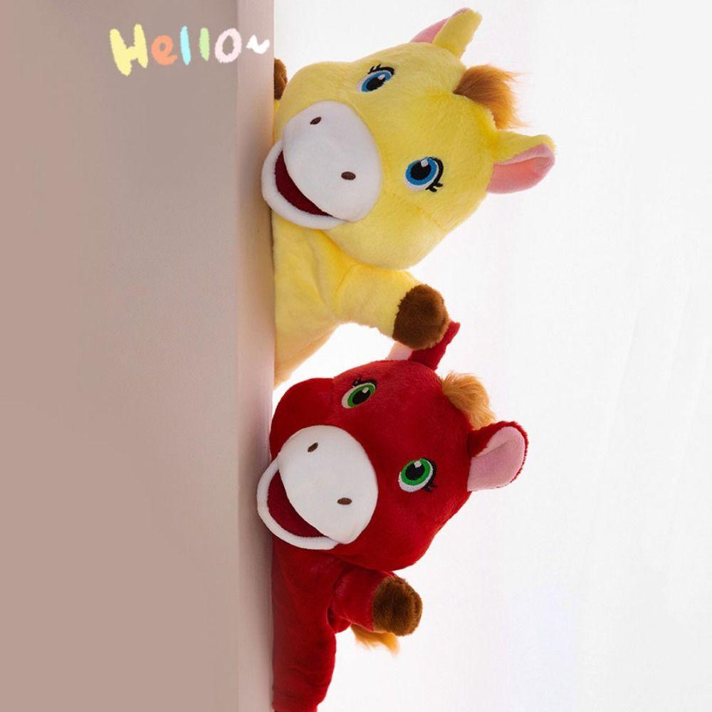 Storytelling Stuffed Plush Horse Toys Simulation Hand Finger Story Puppet Story Time
