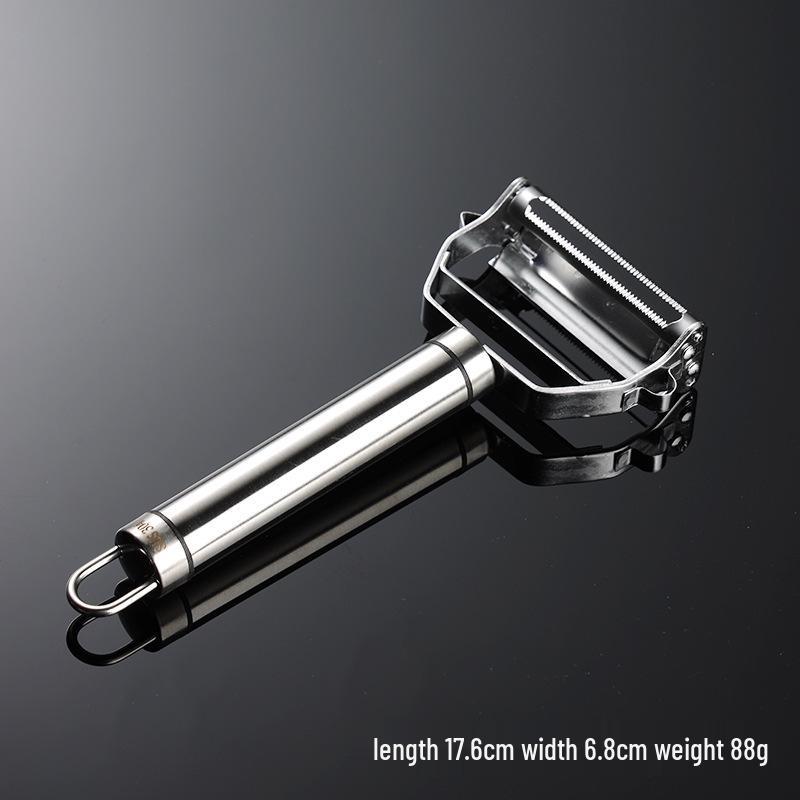 304 Stainless Steel Multifunctional Peeler and Scraper for Kitchen Use