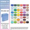 Croma 160/1 Farben Nachfüllbares Direktflüssig-Acrylmarker-Set mit Weicher Spitze, Waschbarer Aquarellpinsel Schulausstattung
