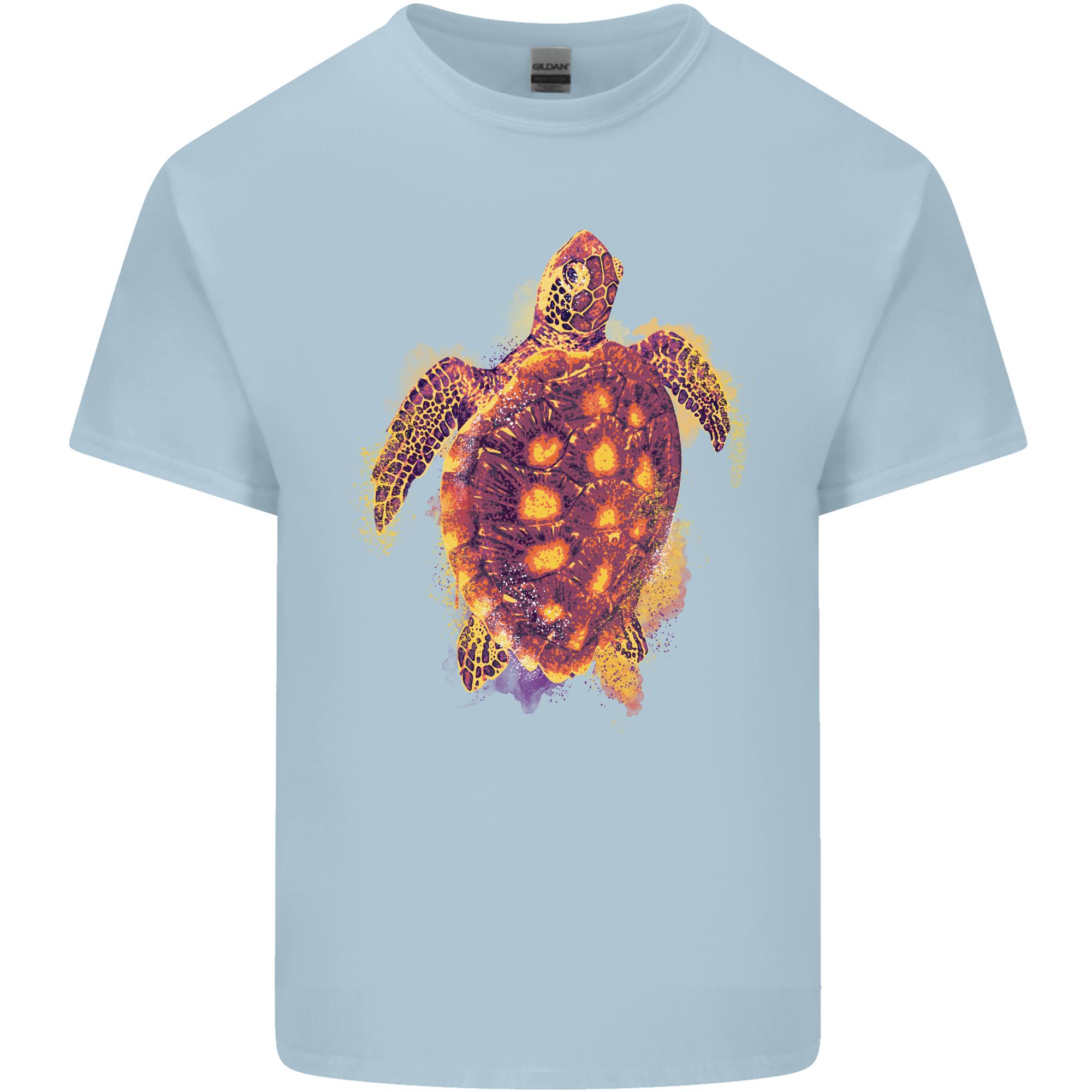 A Watercolour Turtle Unisexs Light Cotton TShirt S