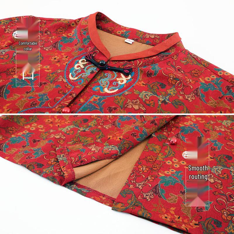 Dámská vyšívaná halenka kardigan ve stylu Tang