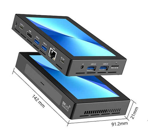 Hi Gaole 5.5" Mini PC: 16+512GB Gaming & Office Handheld Tablet