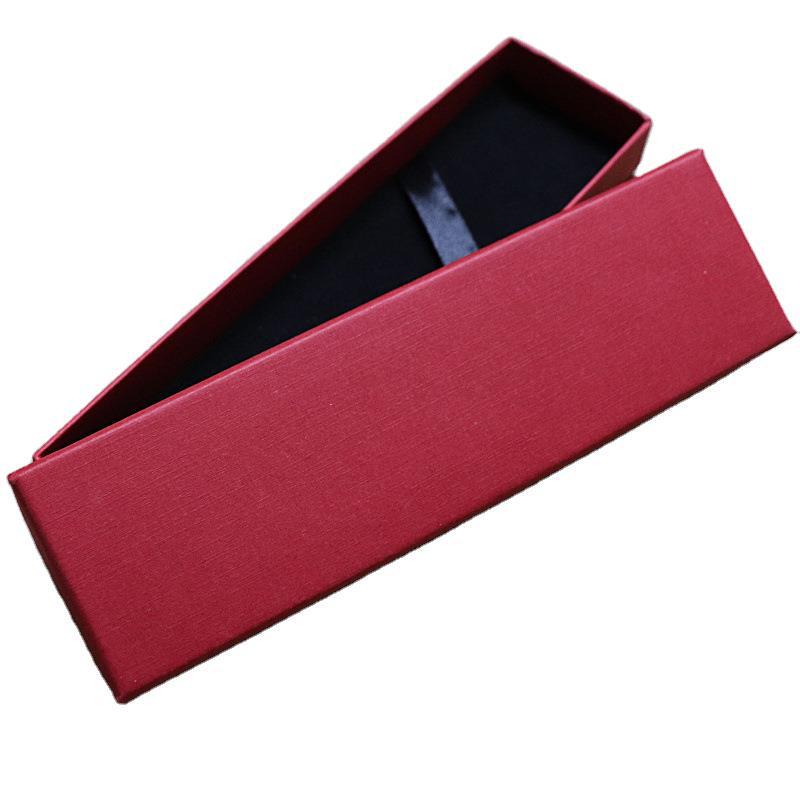 Custom Cardboard Gift Pen Box for Fountain and Ballpoint Pens with Hot Stamped Logo