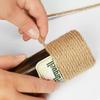 100M Natural Jute Twine Arts Diy Crafts Gift Hang Packaging Rope Handmade Fine String Durable Bundling Twine