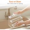 4 Tier Clear Display Risers Stand Plastic Organizers for Figures Cupcake Perfume Dessert Desktop Display Stand for Organize and