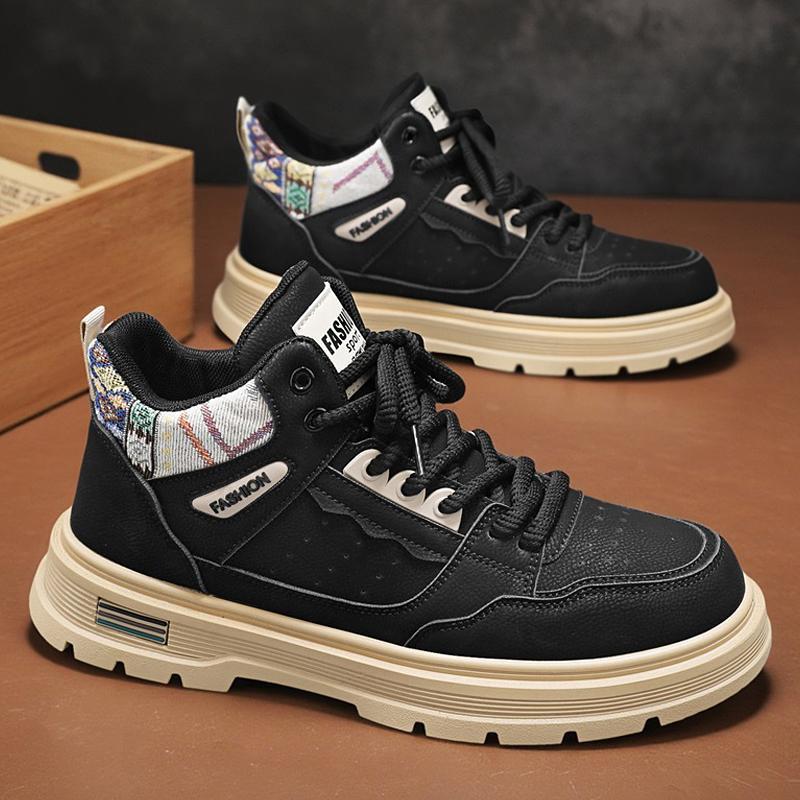 

Martin boots men s shoes 2025 autumn new high-top tooling boots desert short boots medium-top British wind big yellow boots 44