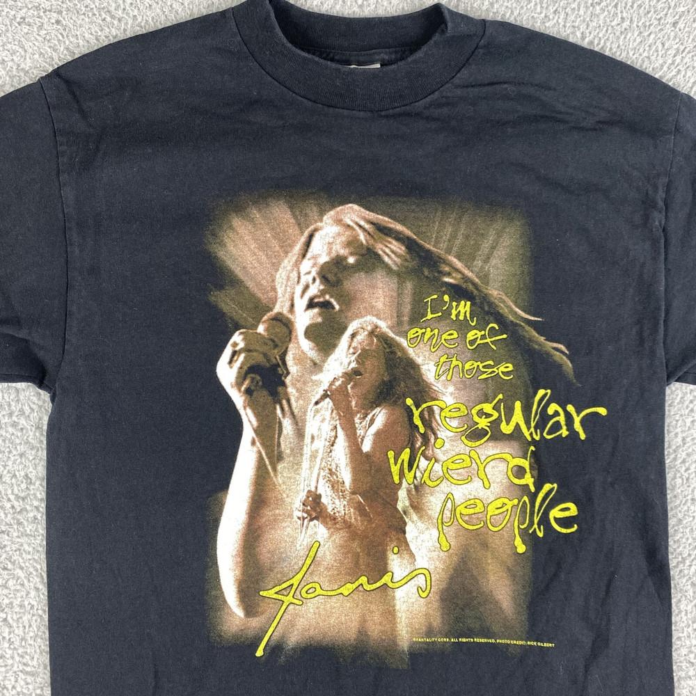 Vtg Janis Joplin Regular Weird People Psychedelic Tshirt  NZ048 FREE SHIPPING L