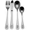 Children'S Cutlery Set Steel Spoon Fork Knife Spoon 4 Electric Set