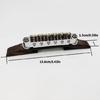 Guitar Bridge Tailpiece with Golden Roller Saddles Adjustable Archtop Guitar Bridge Electric Guitar Accessories