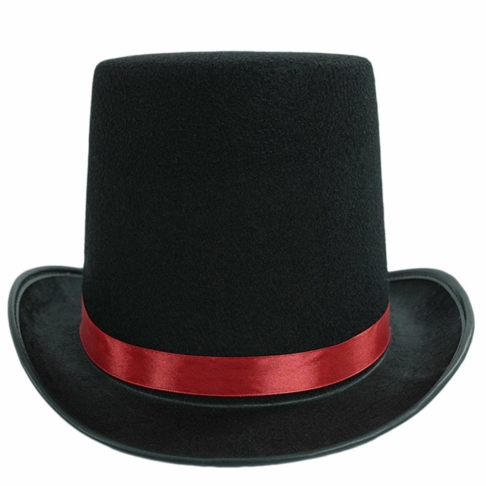 Stage Performance Cosplay Felt Cap Masquerade Gentleman's Hat Retro Party Hat  Party