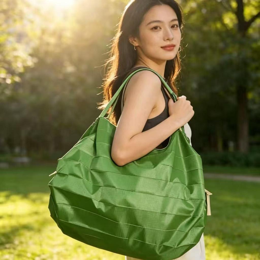 Foldable Japanese-Style Eco-Friendly Travel Shoulder Bag
