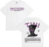 Rapper Tini Stoessel Cotton Unisexs Shirt Oversized La Triple T Futtura Album Graphics Summer Womens Y2k Streetwear Tshirt