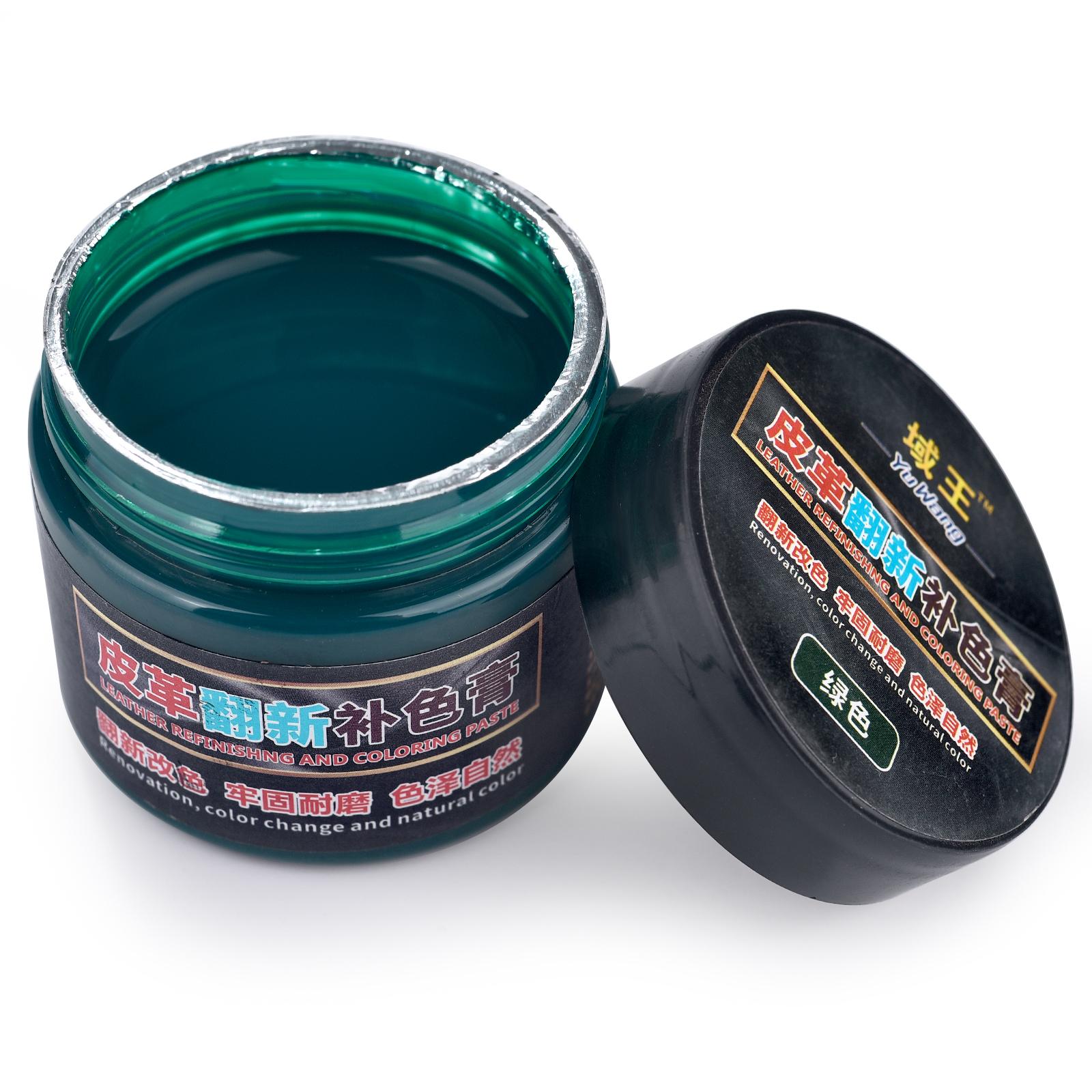 

50 г/Бутылка Пигмент для окрашивания кожи Краска Жидкость Ремонт кожи Обновление Для автомобильного сиденья Сумки Обуви Кроссовок Уход за кожей Ремесла зелёный