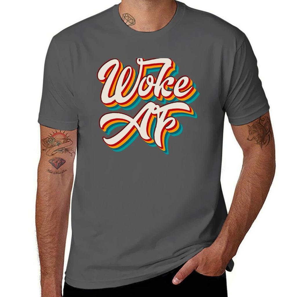 Woke AF TShirt AntiPerspiration Workout Top