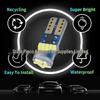 12V T10 W5W 194 LED Car Interior Reading Signal Light, 6000K 4014 15SMD 501K