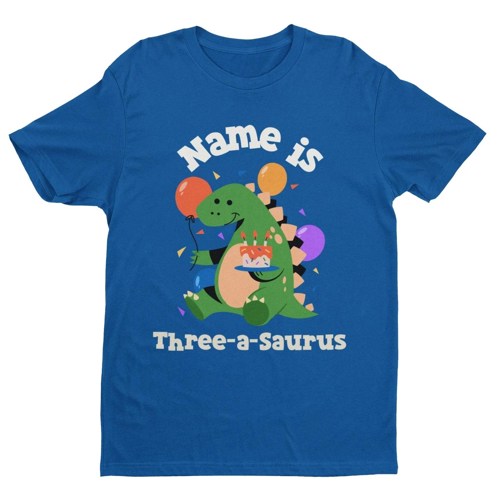 PERSONALISED Toddlers Dinosaur Birthday T Shirt Choose Any Name And Any Age 4XL
