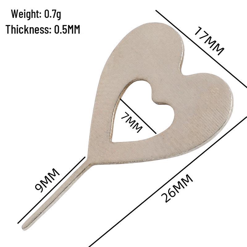 Universal SIM Card Ejector Tool for iPhone/Android - Stainless Steel