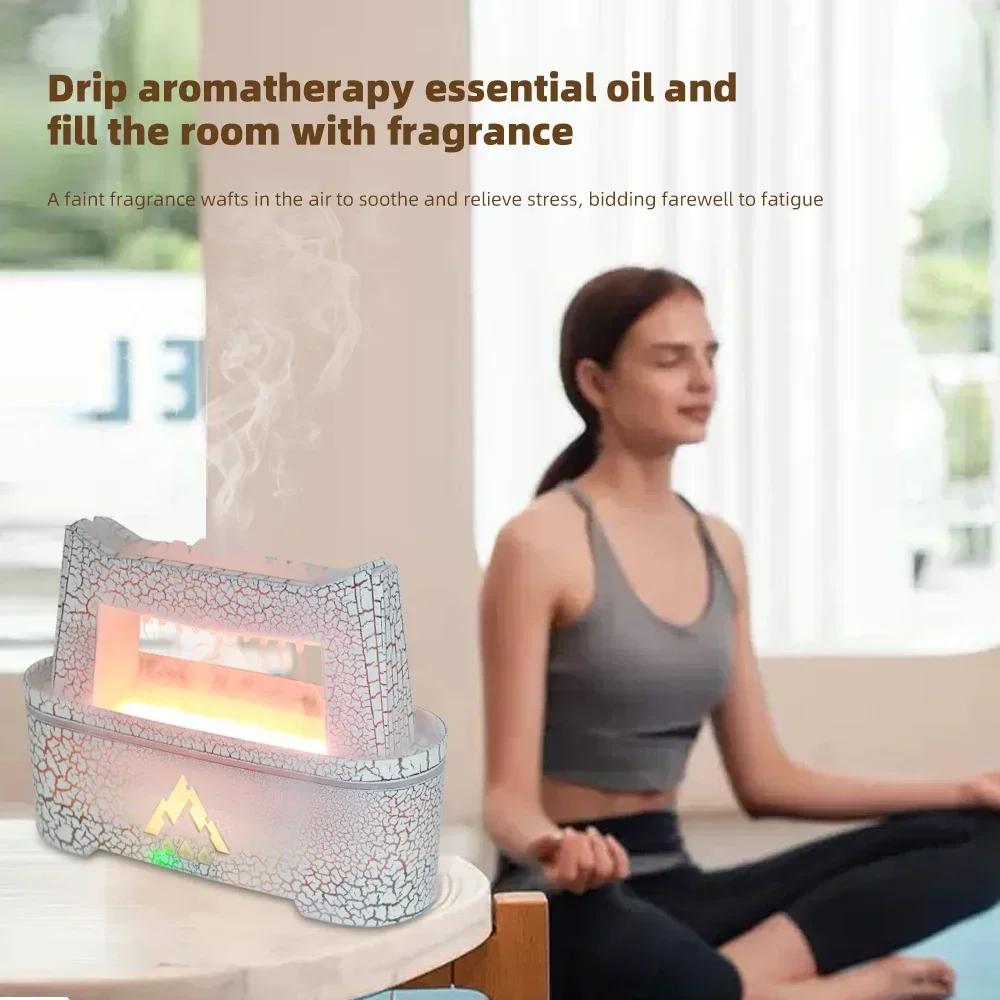 Ultra Quiet Aromatherapy Diffuser 2 Soothing Light Colors & Timer for Relaxation, Perfect Yoga Meditation Gift with Calming Rai