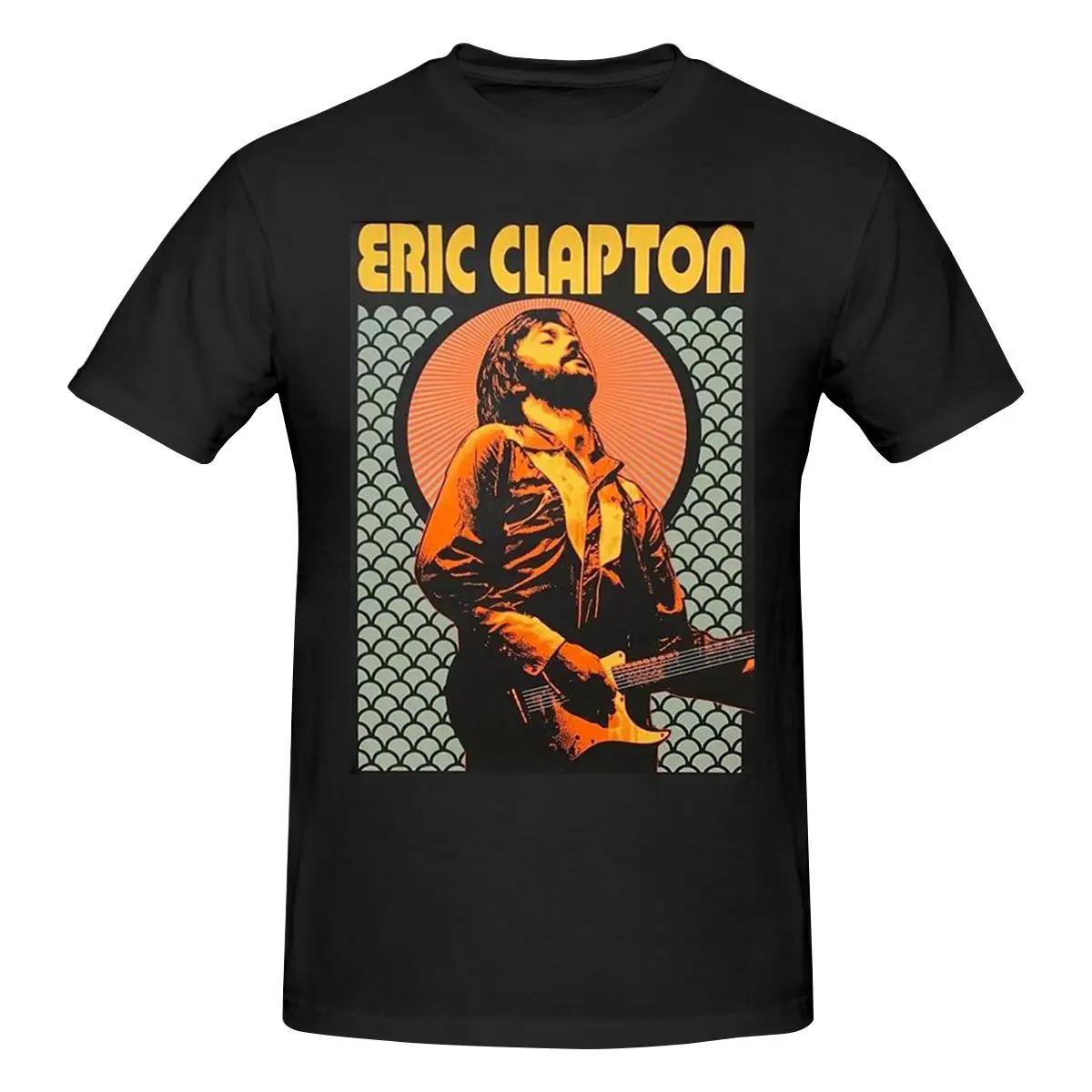 

2026Eric Clapton Unisex s Classic Unisex Cotton T-Shirt for Unisex & Women, Classic Tee Unisex Short-sleev Tops Camisetas XL