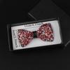 Corbata de cuello ajustable Lazo brillante Corbata de cristal con purpurina formal Ocasión de banquete