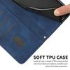 For Samsung Galaxy S24 Ultra Cell Phone Case Skin-touch Leather Wallet Protective Cover