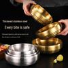Korean Style Double-Layer Stainless Steel Noodle Bowl