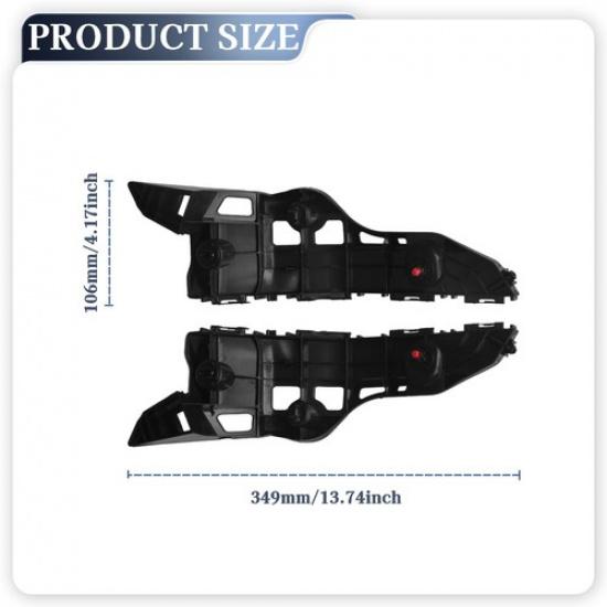 For 2014-19 Toyota Highlander Front Bumper Retainer Mounting Brackets Right Left