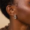 Boucles d'oreilles Clous Élégantes Bijoux de Fête Texture Acier Inoxydable Parfaites pour Rehausser l'Élégance pour le Bureau ou une Soirée