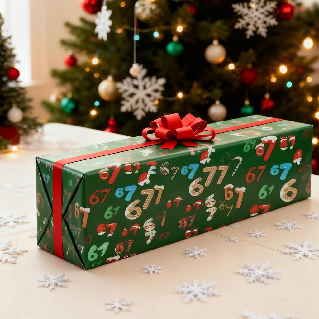 Christmas Wrapping Paper Roll 67 Patterns Gag Gift Wrap Fun Wide Festive Decoration for Christmas Party Wedding Office School