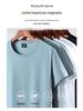 Heavyweight Men's Short-Sleeve Crew Neck T-Shirt - 100% Long-Staple Cotton, Summer Loose Fit, Trendy Design
