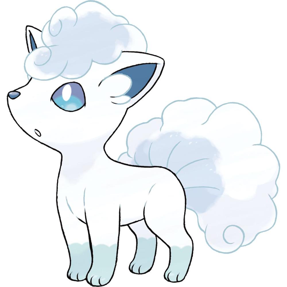 Ice and Fire Vulpix Plush Cute Anime Soft Toys for Friend Gift Quality Claw Machine Doll